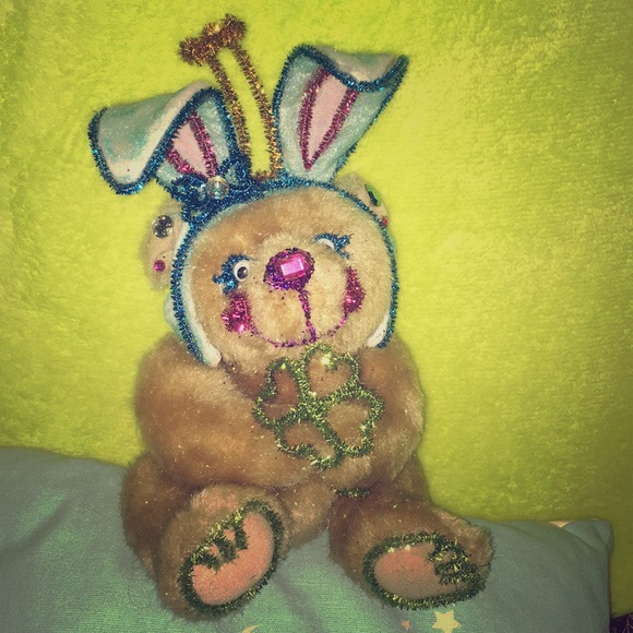 Bumble Bear Sparkly Handmade OOAK Angel Wish π - Picture 2 of 8